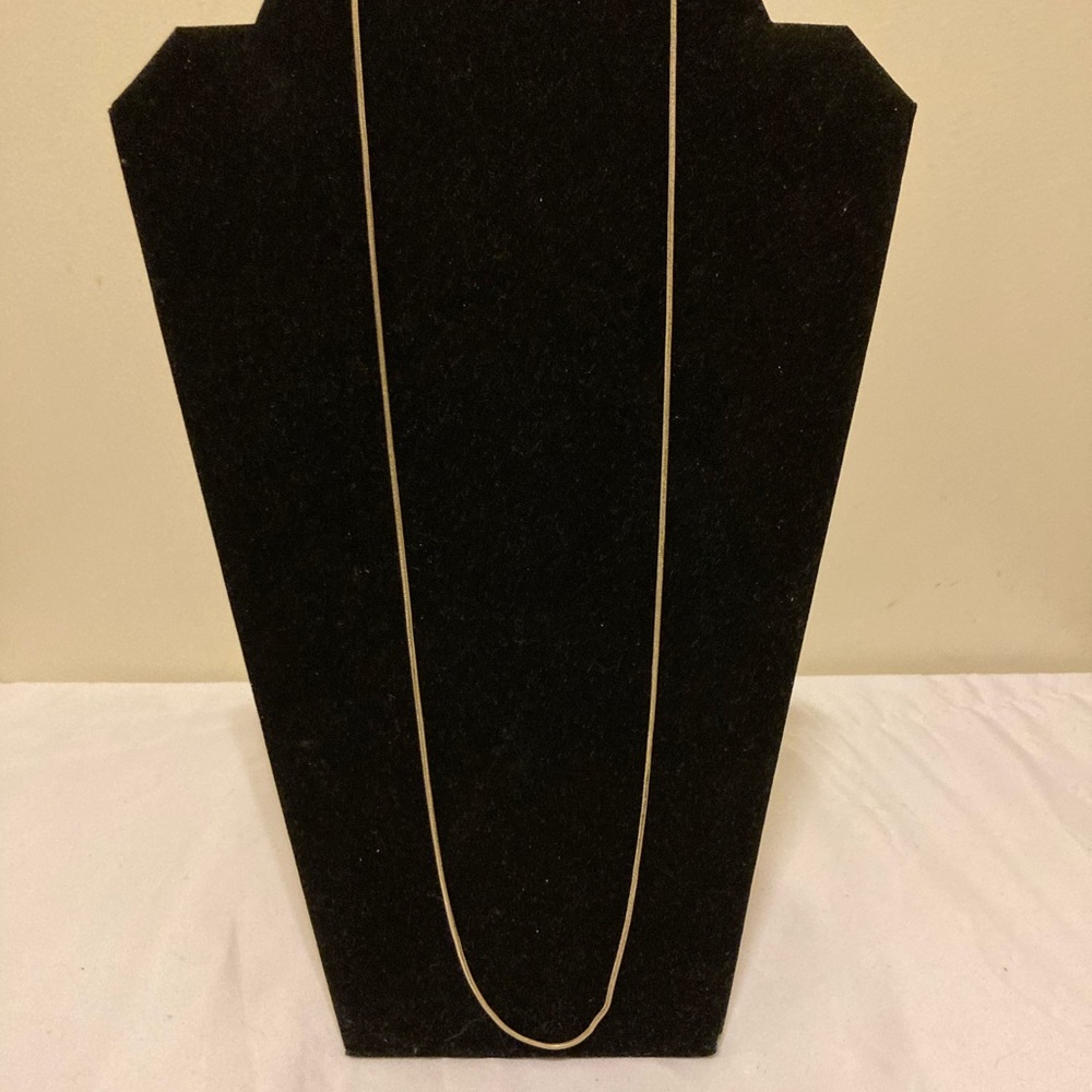 Elegant Thin 925 Sterling Silver Chain Necklace - Women Necklace